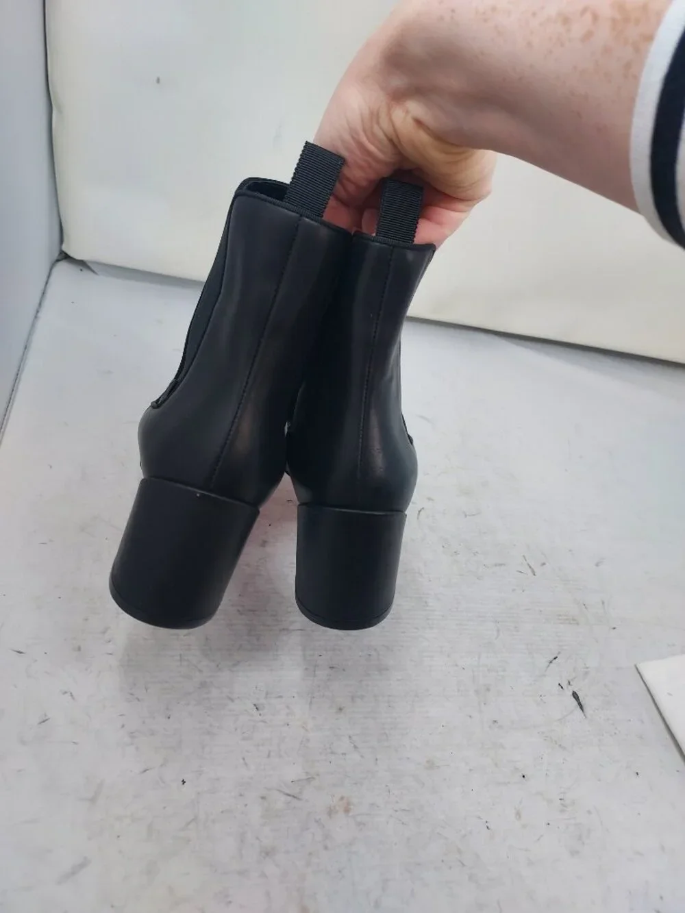 Christian Louboutin Black Leather Turelastic Chelsea Boot
